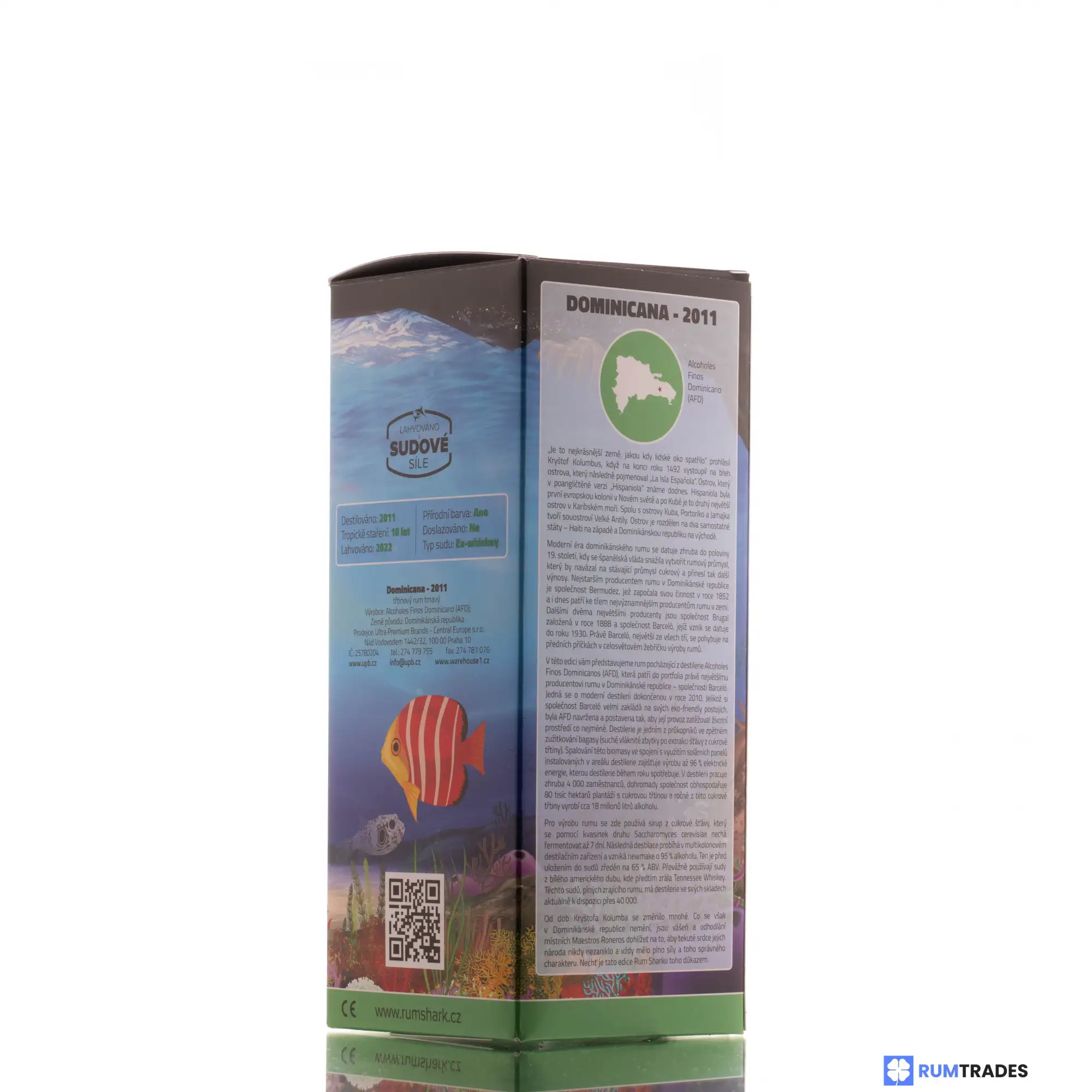 High resolution image of Rum Shark A.F.D. Dominicana 2011 (Blue Label)