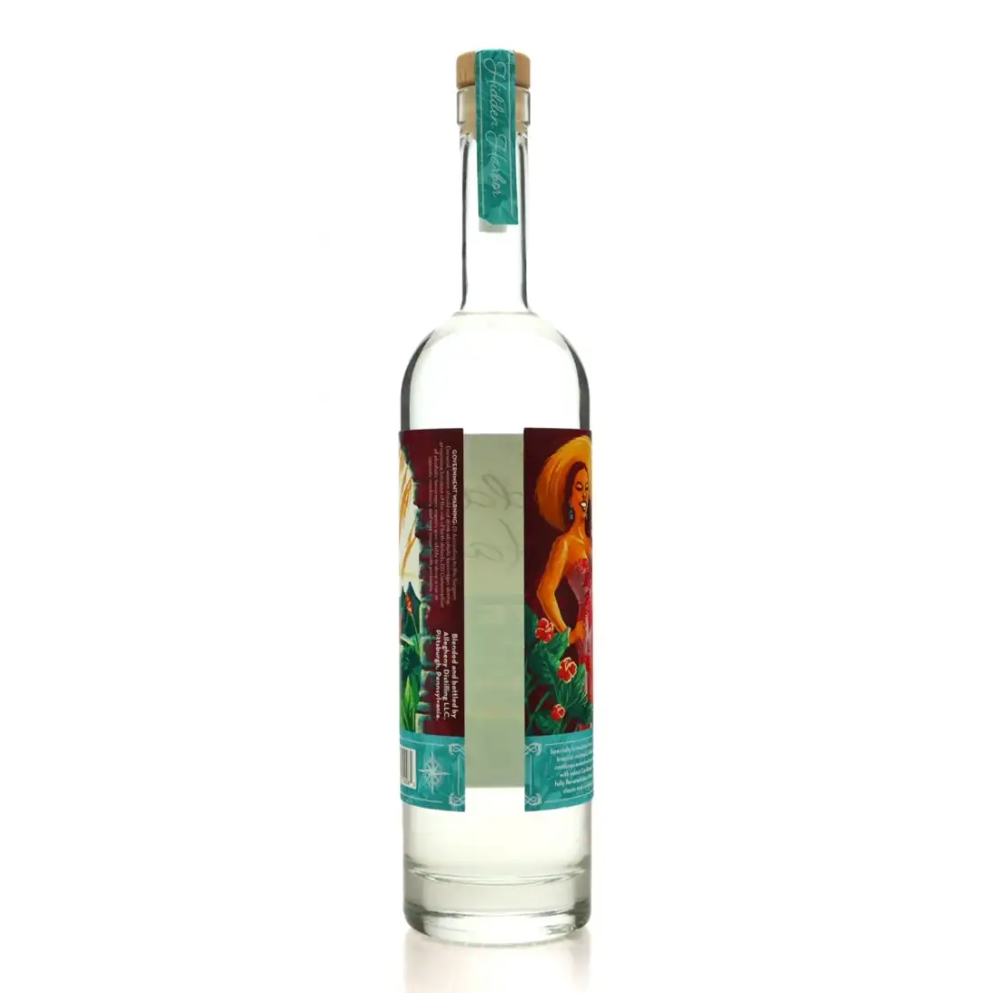 High resolution image of Allegheny Distilling Hidden Harbor White Rum