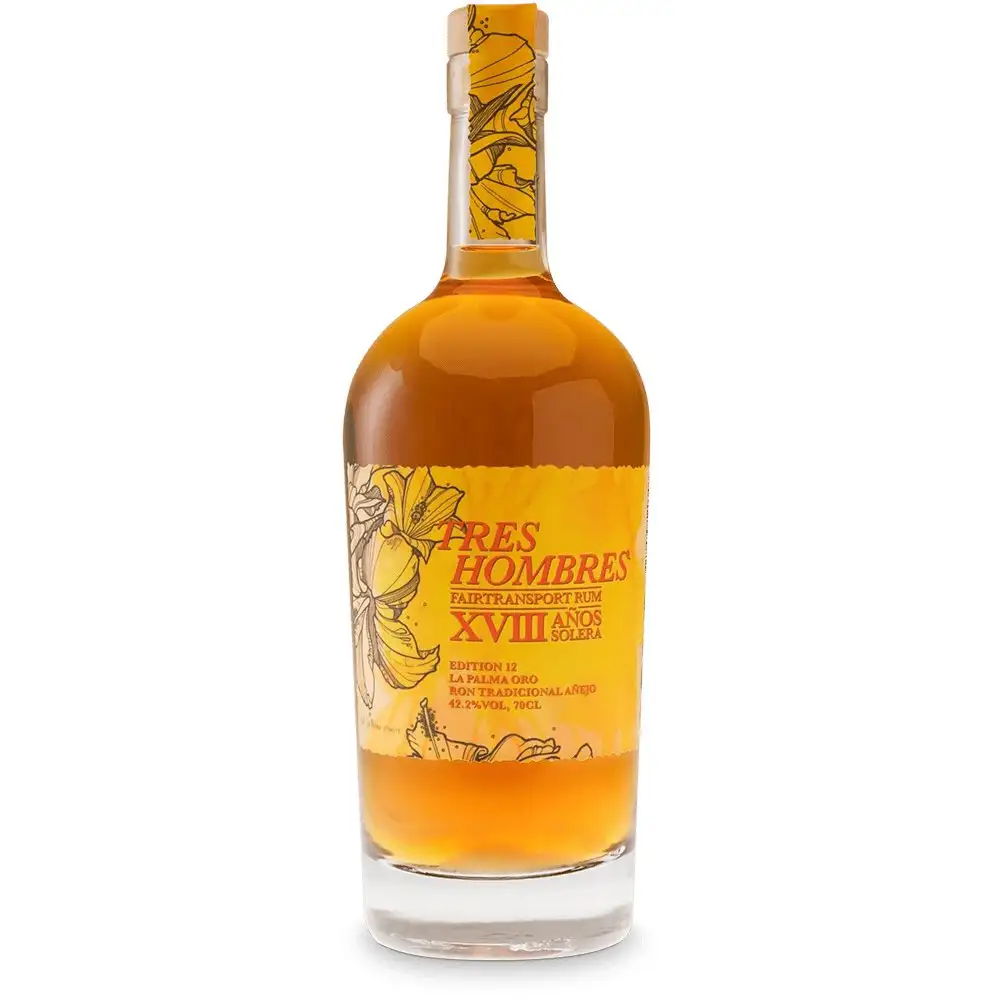 Bottle of Tres Hombres Ron Aldea Ed. 012 La Palma Oro XVIII