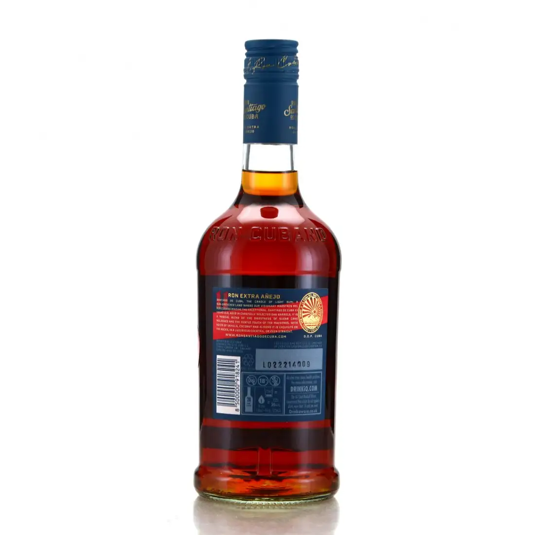 Image haute résolution de Santiago de Cuba Extra Añejo 11 Años