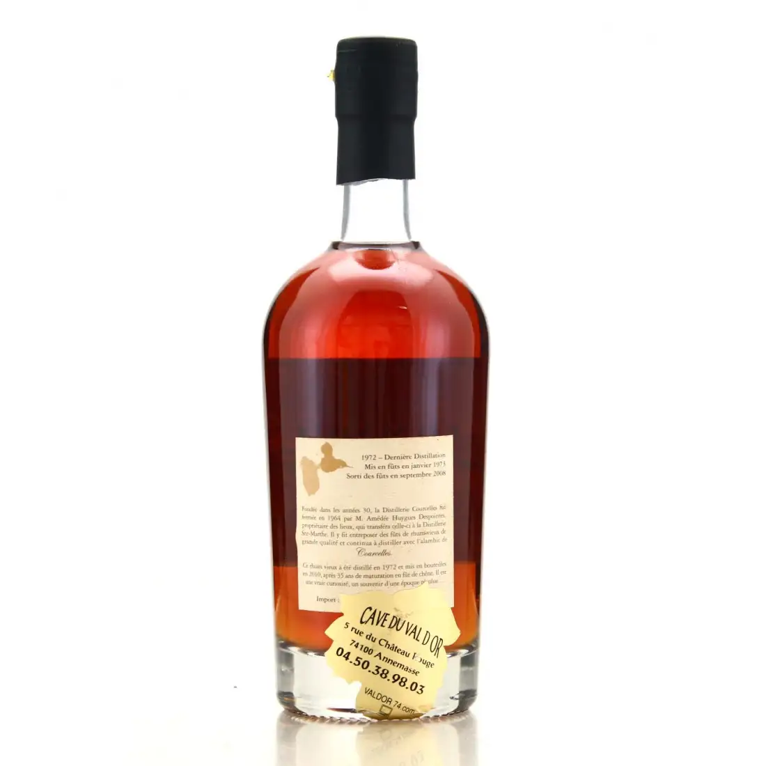 High resolution image of Rhum House Domaine de Courcelles Rhum Vieux Edition 2008 1972