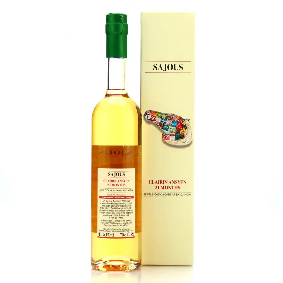 High resolution image of Velier Chelo Clairin Sajous (Volker Seibert-Seiberts Cologne) 2016