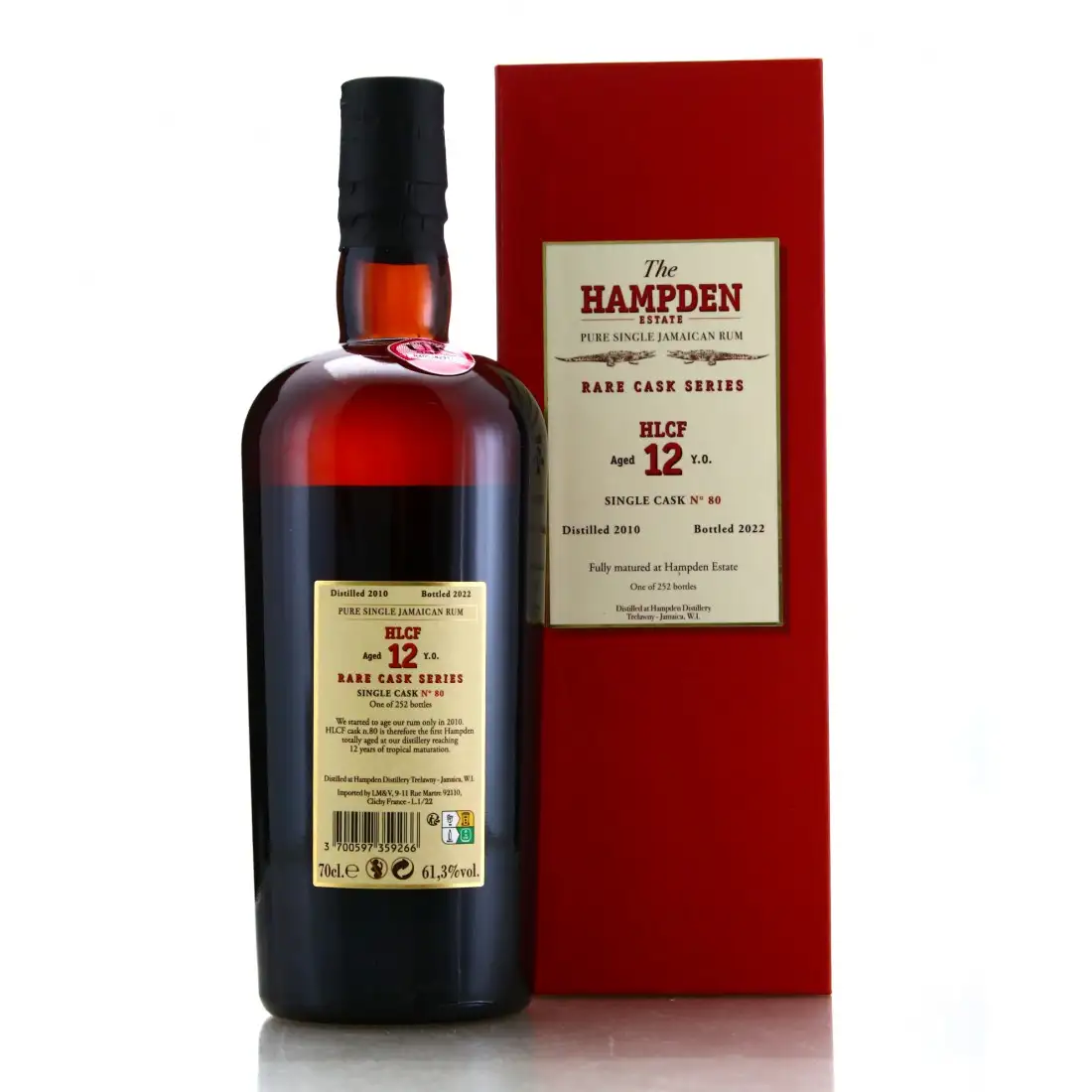 Image haute résolution de Velier Hampden Rare Cask Series HLCF 2010