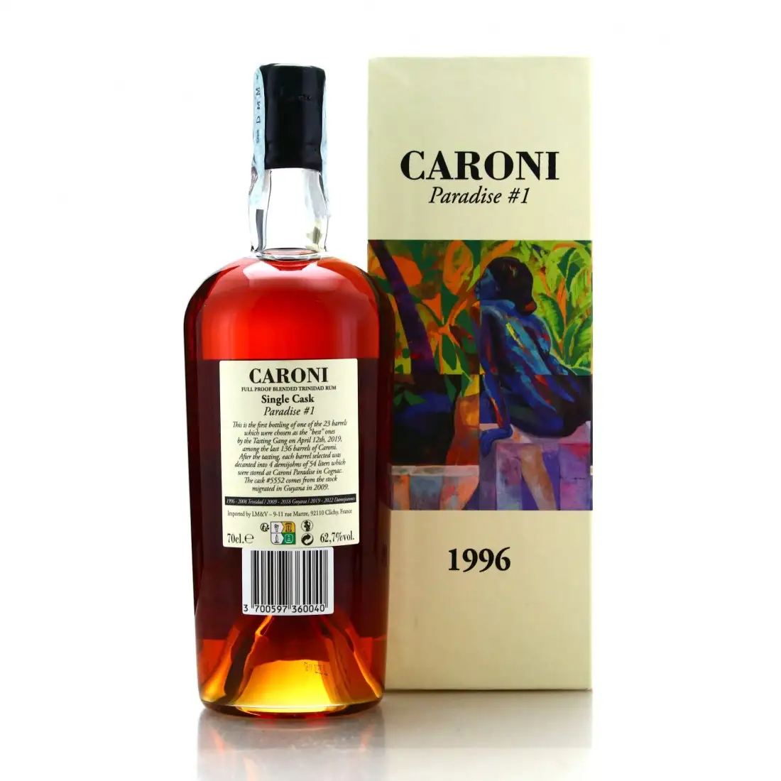 High resolution image of Velier Caroni Paradise #1 1996