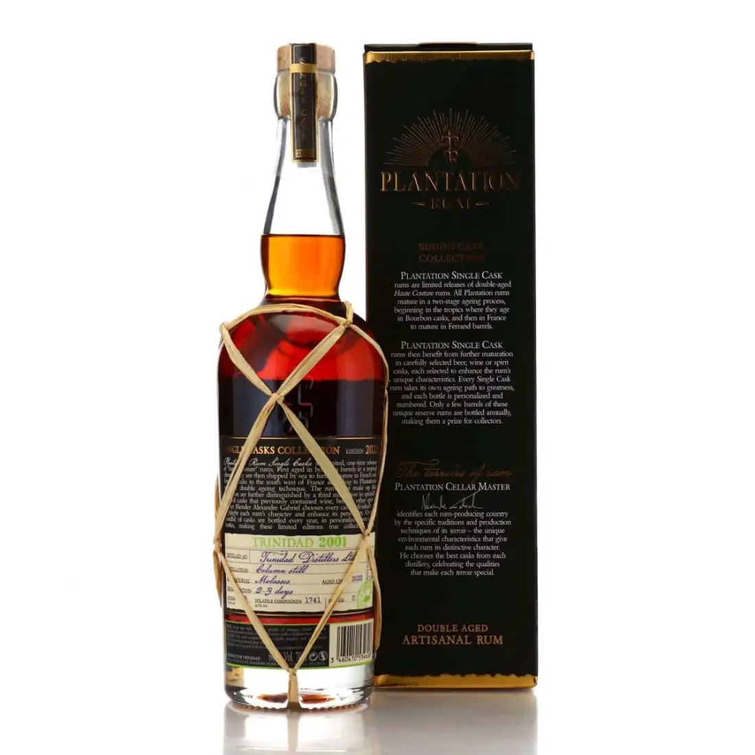 High resolution image of T.D.L Plantation Single Cask Trinidad 21 ans 2001 Antipodes