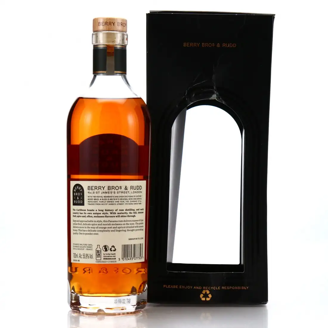 Image haute résolution de Berry Bros &amp; Rudd Panama Rum 2006