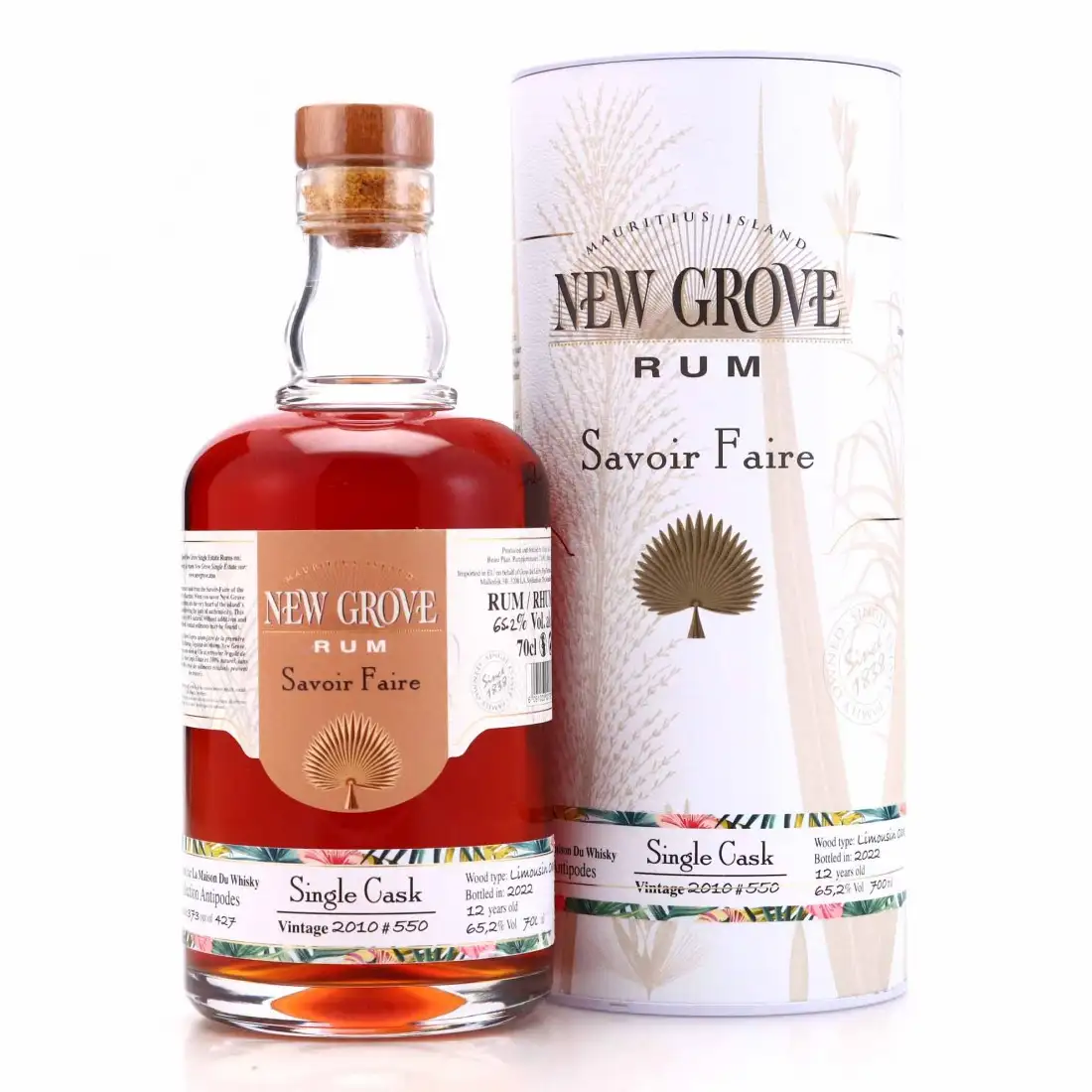 Bottle of LMDW Grays New Grove Savoir Faire Single Cask 2010