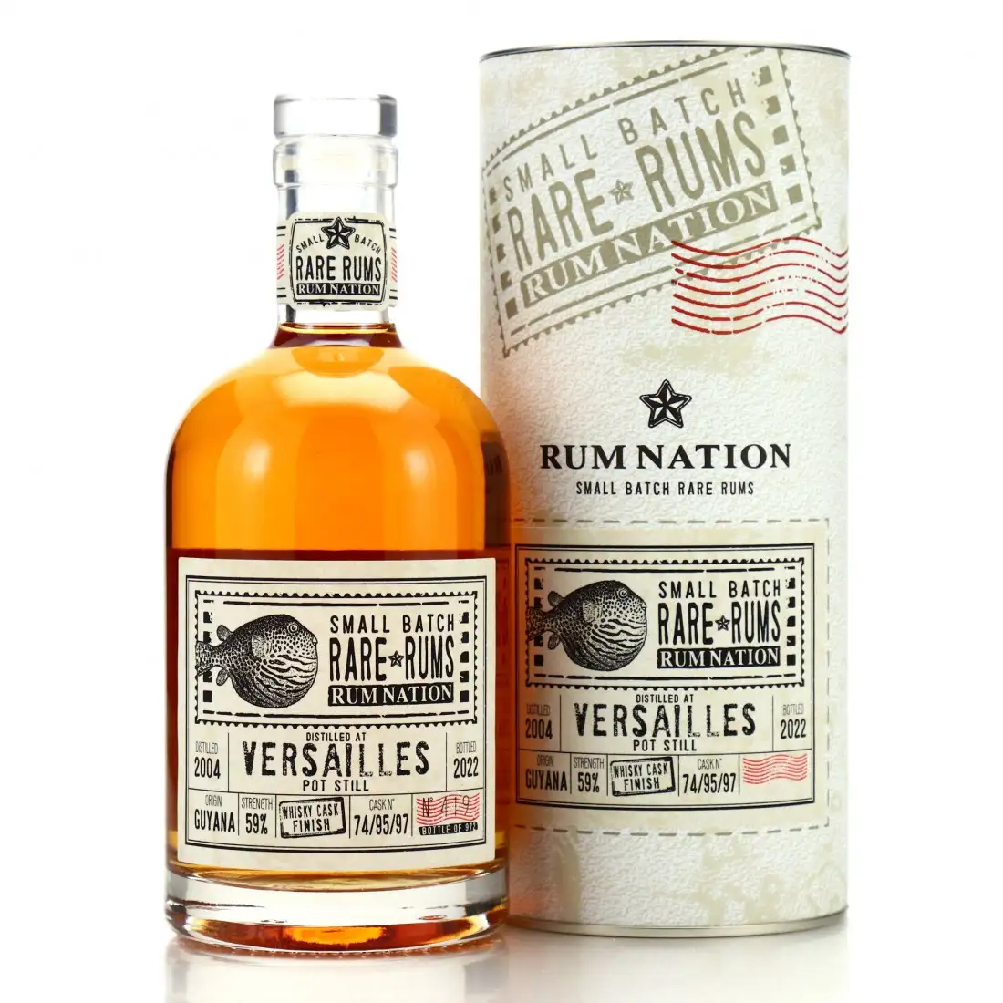 Bottle of Rum Nation Versailles Small Batch Rare Rums 2004