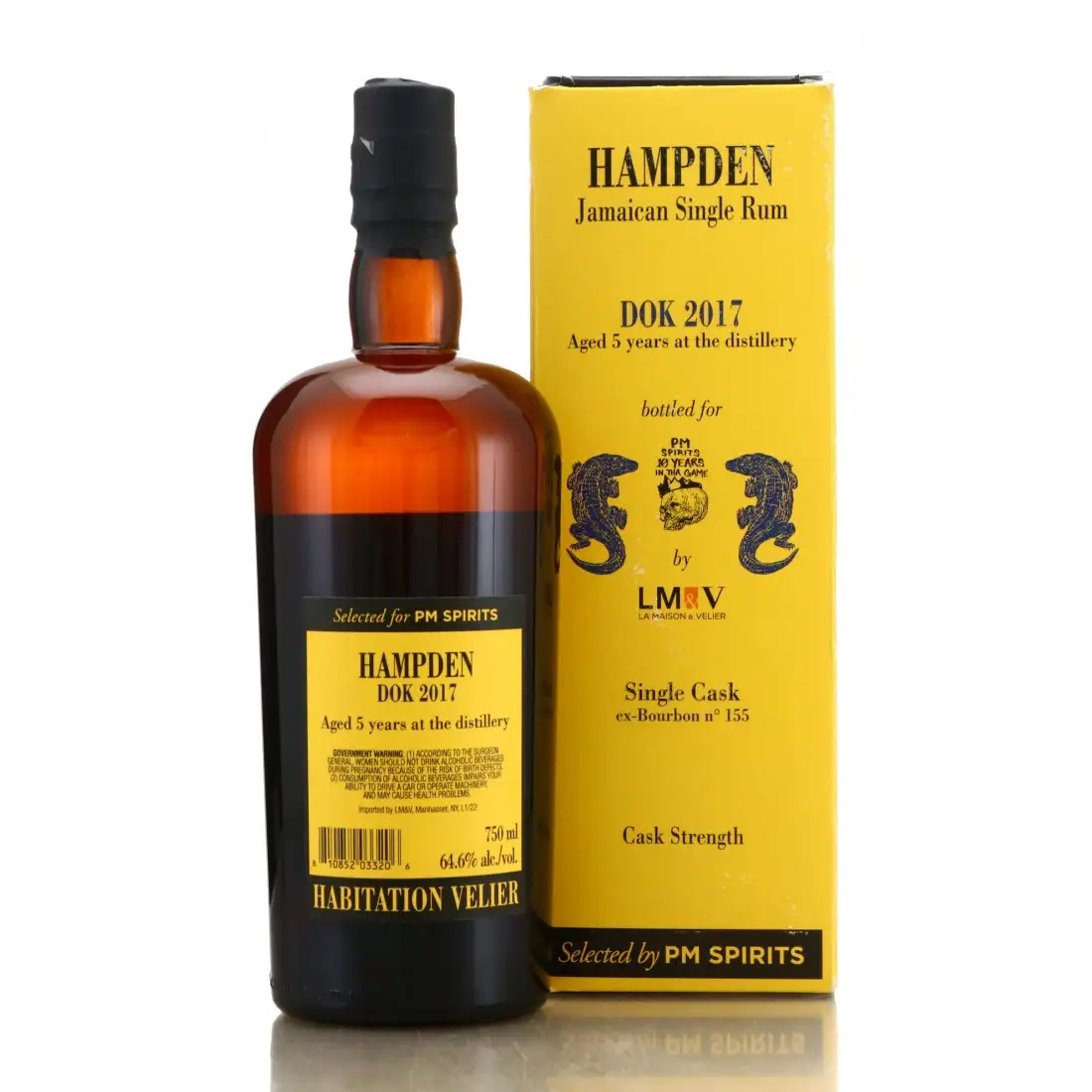 Image haute résolution de Habitation Velier Hampden PM Spirits 10 years in tha game by LM&V DOK 2017