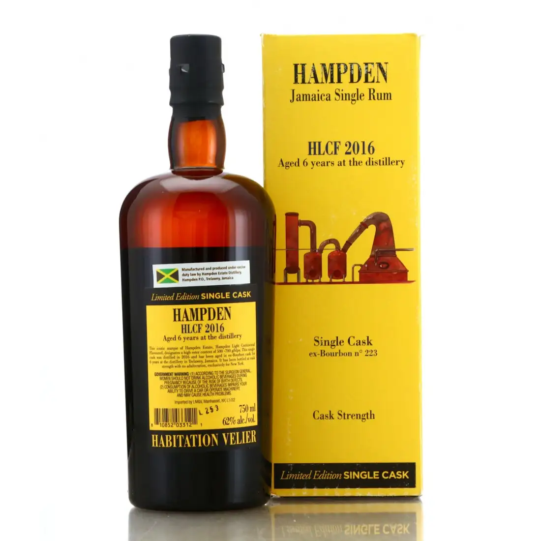 Hochauflösendes Bild von Habitation Velier Hampden Limited Edition Single Cask (US) HLCF 2016