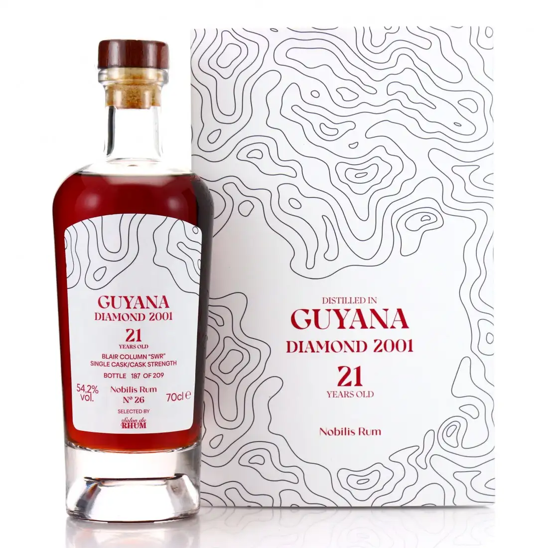Bottle of Nobilis Diamond No. 26 Selected by Salon du Rhum SWR 2001