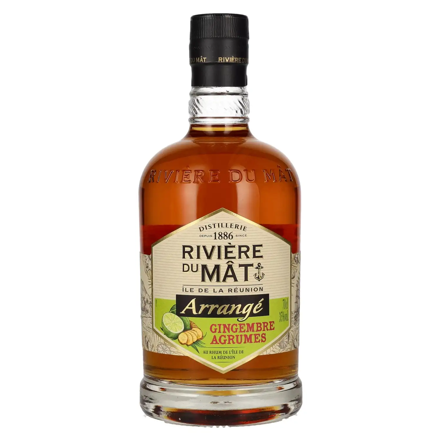 Bottle of Rivière du Mât Arrangé - Gingembre agrumes