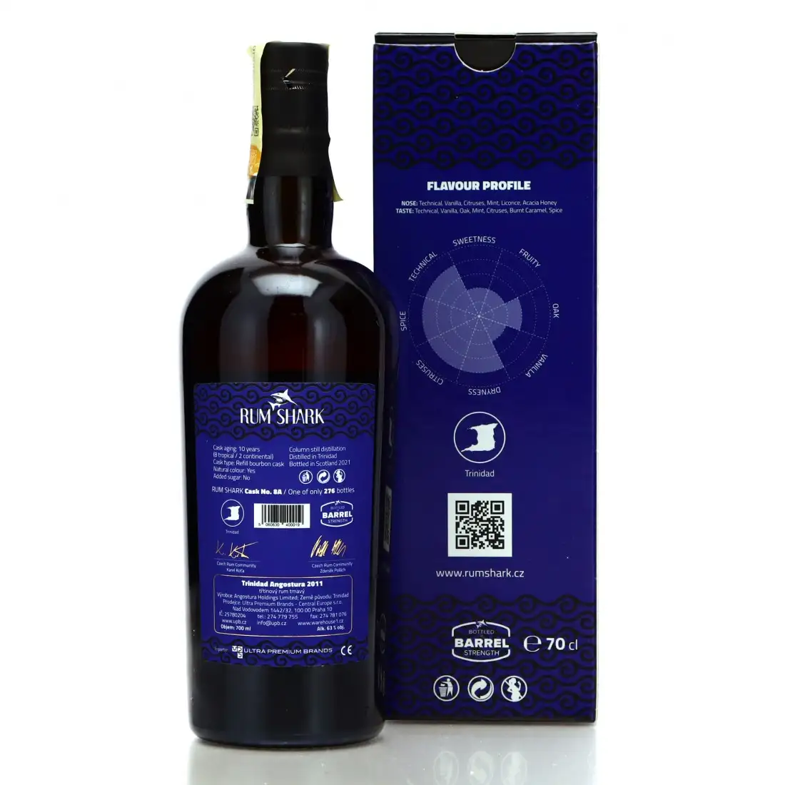 High resolution image of Rum Shark T.D.L Angostura 2011