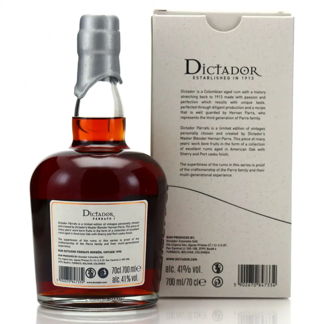 Hochauflösendes Bild von Dictador Párrafo I Borbón 1998