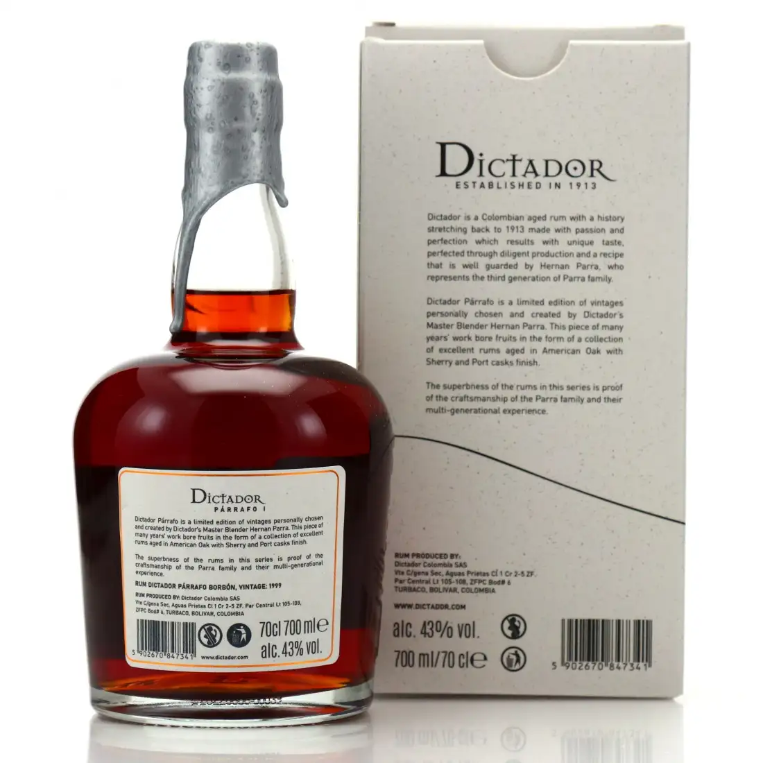 Image haute résolution de Dictador Párrafo I Borbón 1999