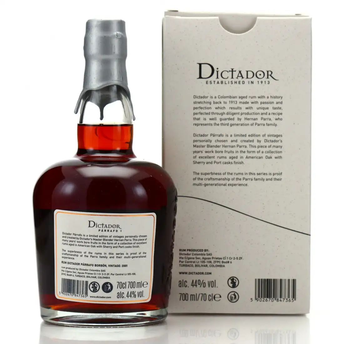 Hochauflösendes Bild von Dictador Párrafo I Borbón 2001