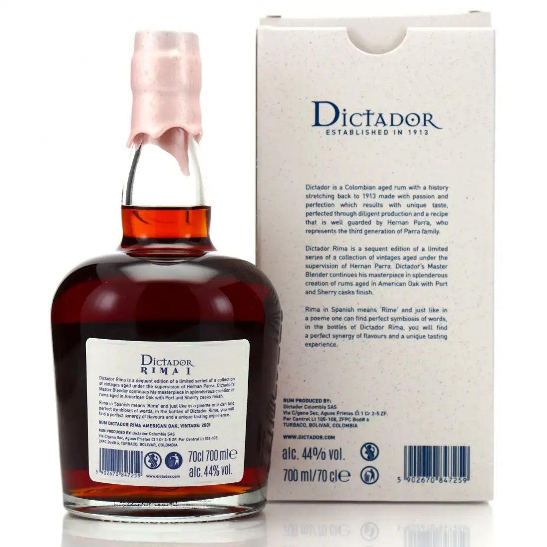 High resolution image of Dictador Rima 1 2001