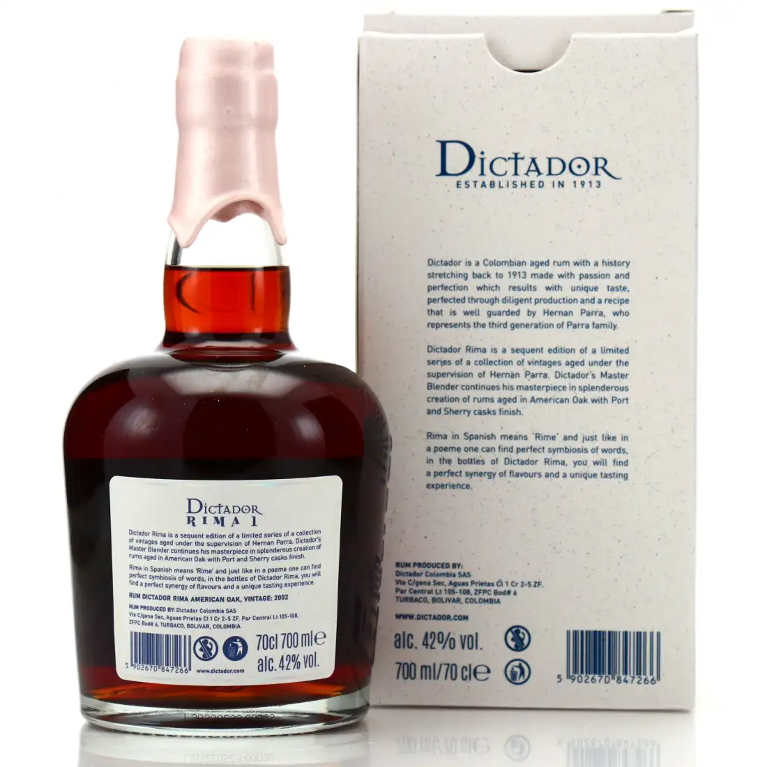 High resolution image of Dictador Rima 1 2002