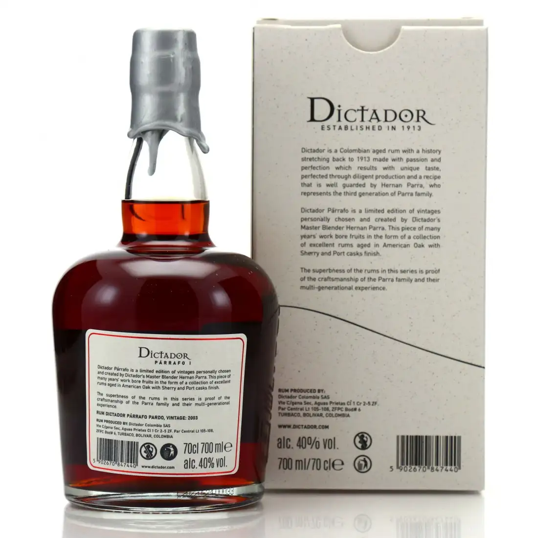 High resolution image of Dictador Párrafo I Pardo 2003