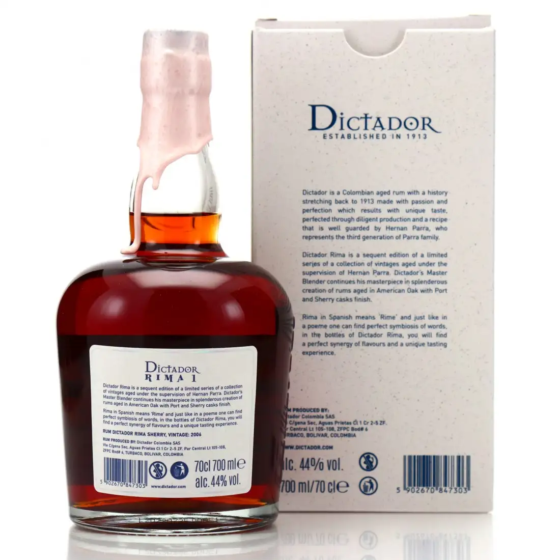 Image haute résolution de Dictador Rima 1 2006