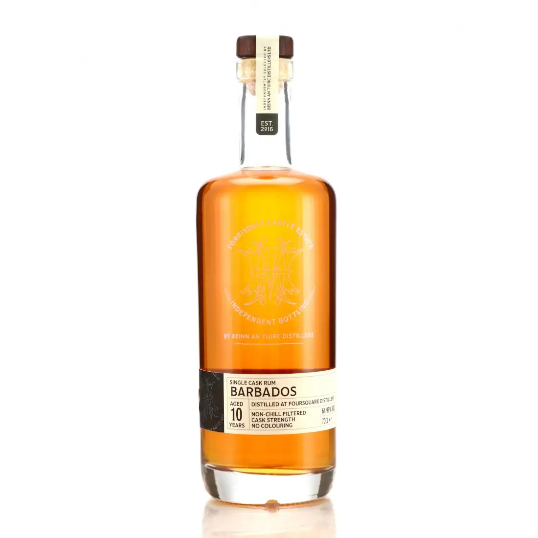 Bottle of Beinn An Turic Foursquare Barbados Single Cask Rum 2010