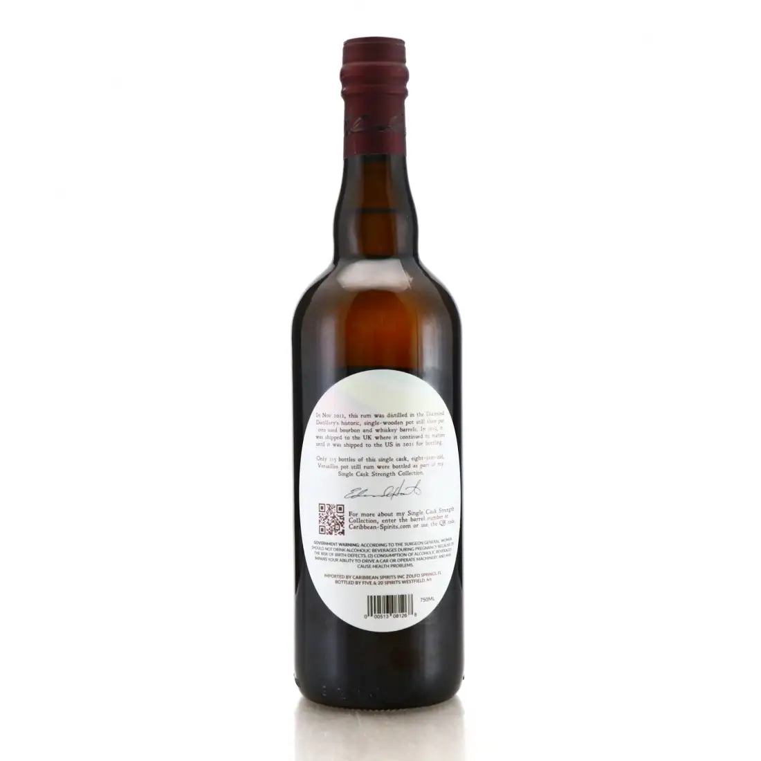 High resolution image of Hamilton Diamond Guyanese Rum MDV 2012