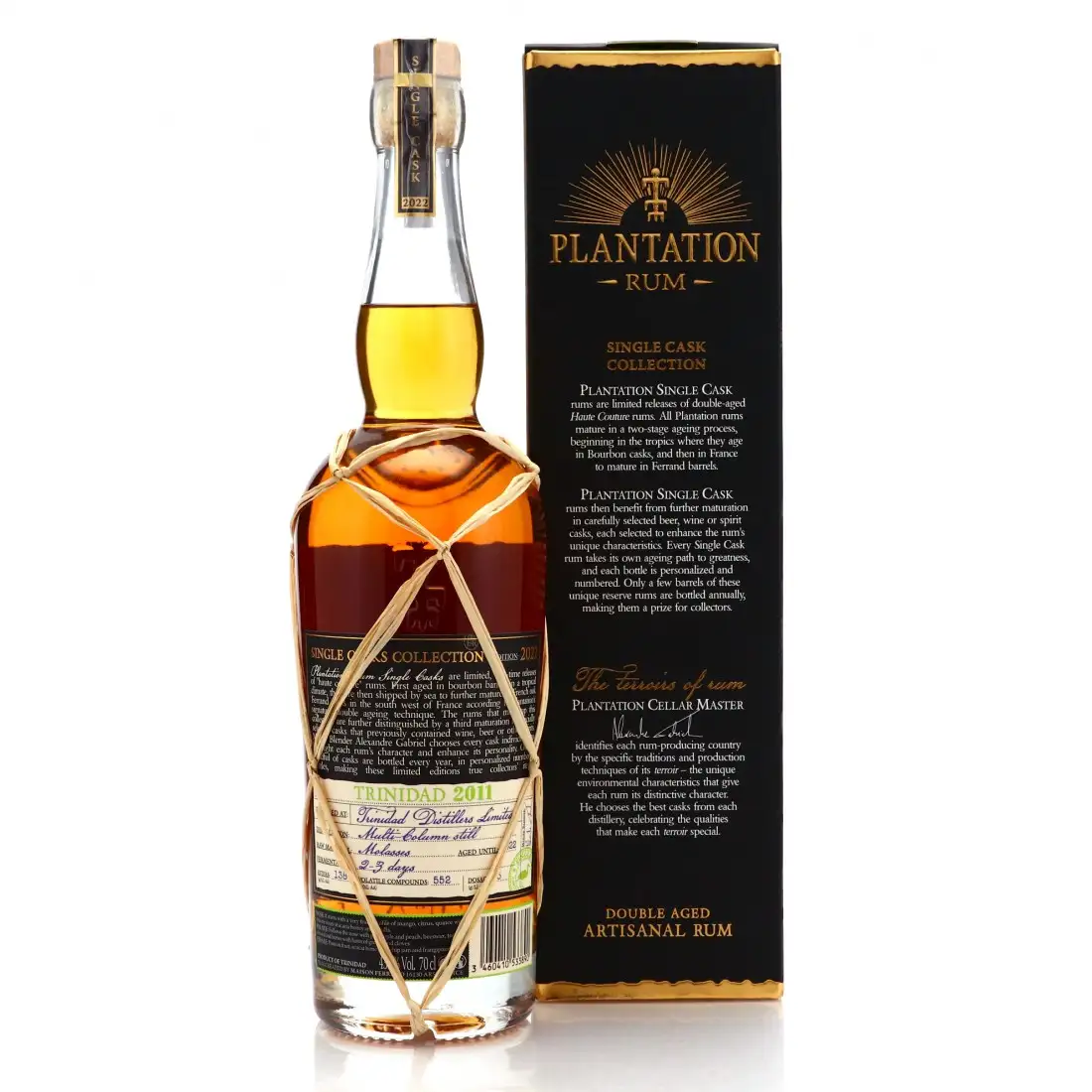 High resolution image of T.D.L Plantation Sauternes Wine Cask Finish Single Cask (Comptoir de Vins) 2011
