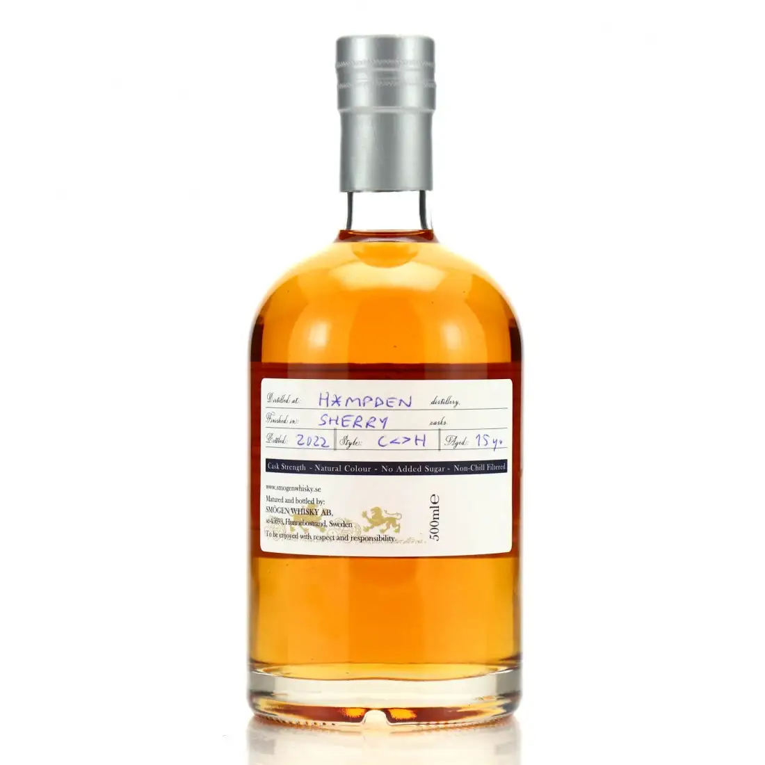 High resolution image of Kinghaven Hampden Premium Single Cask Rum C<>H 2007