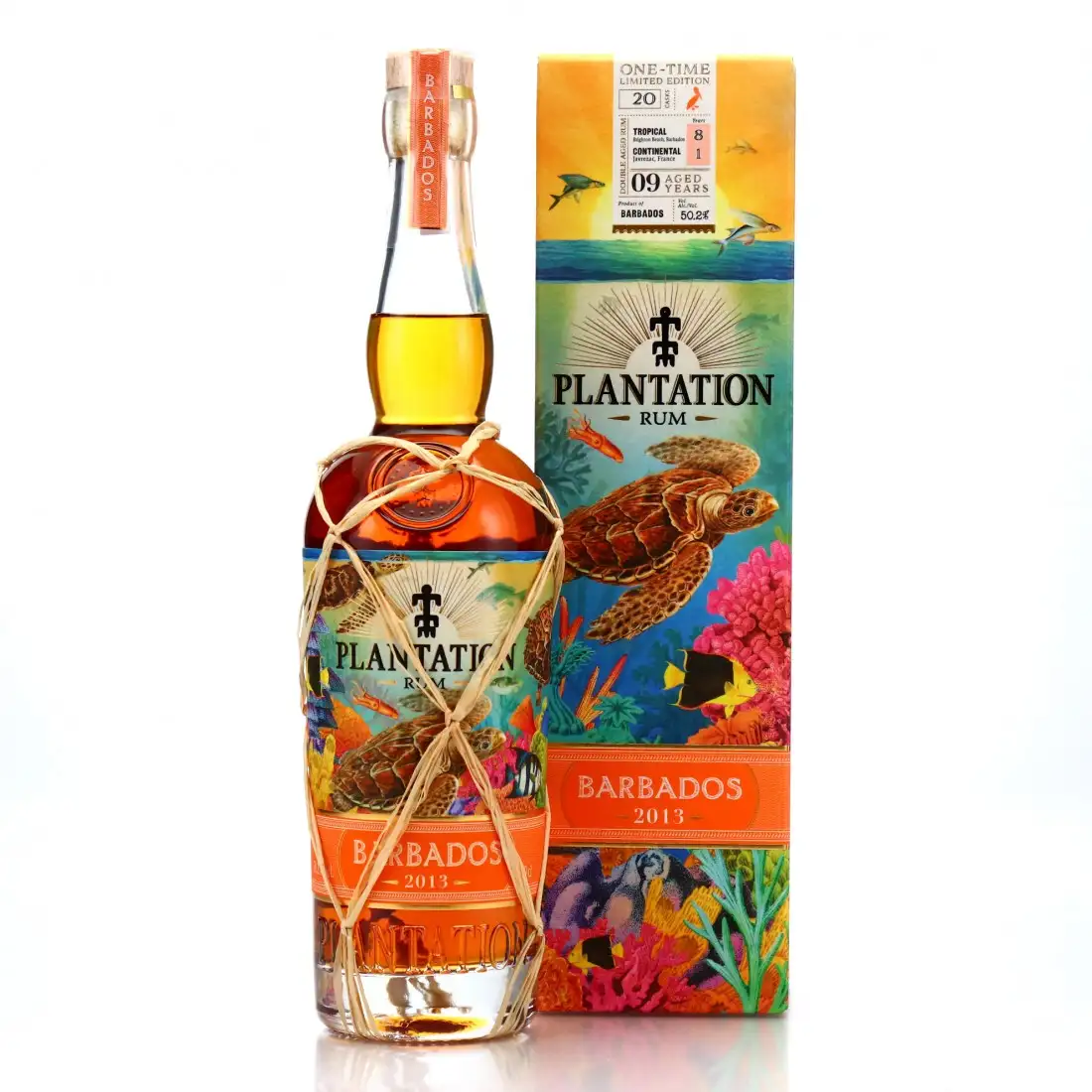 Bottle of Plantation Barbados One-Time Limited 20 2013