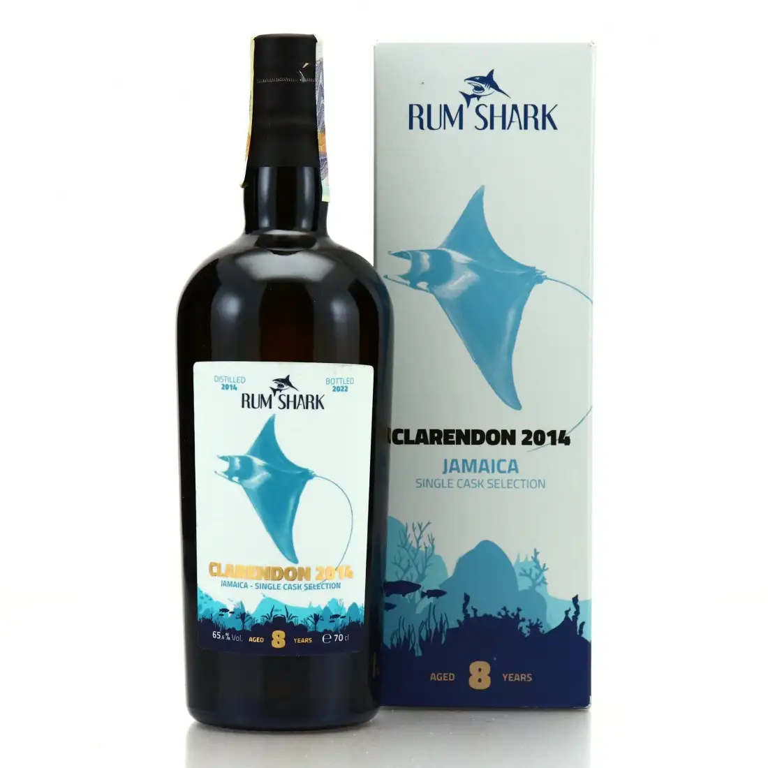 Bottle of Rum Shark Clarendon Jamaica Single Cask Selection 2014