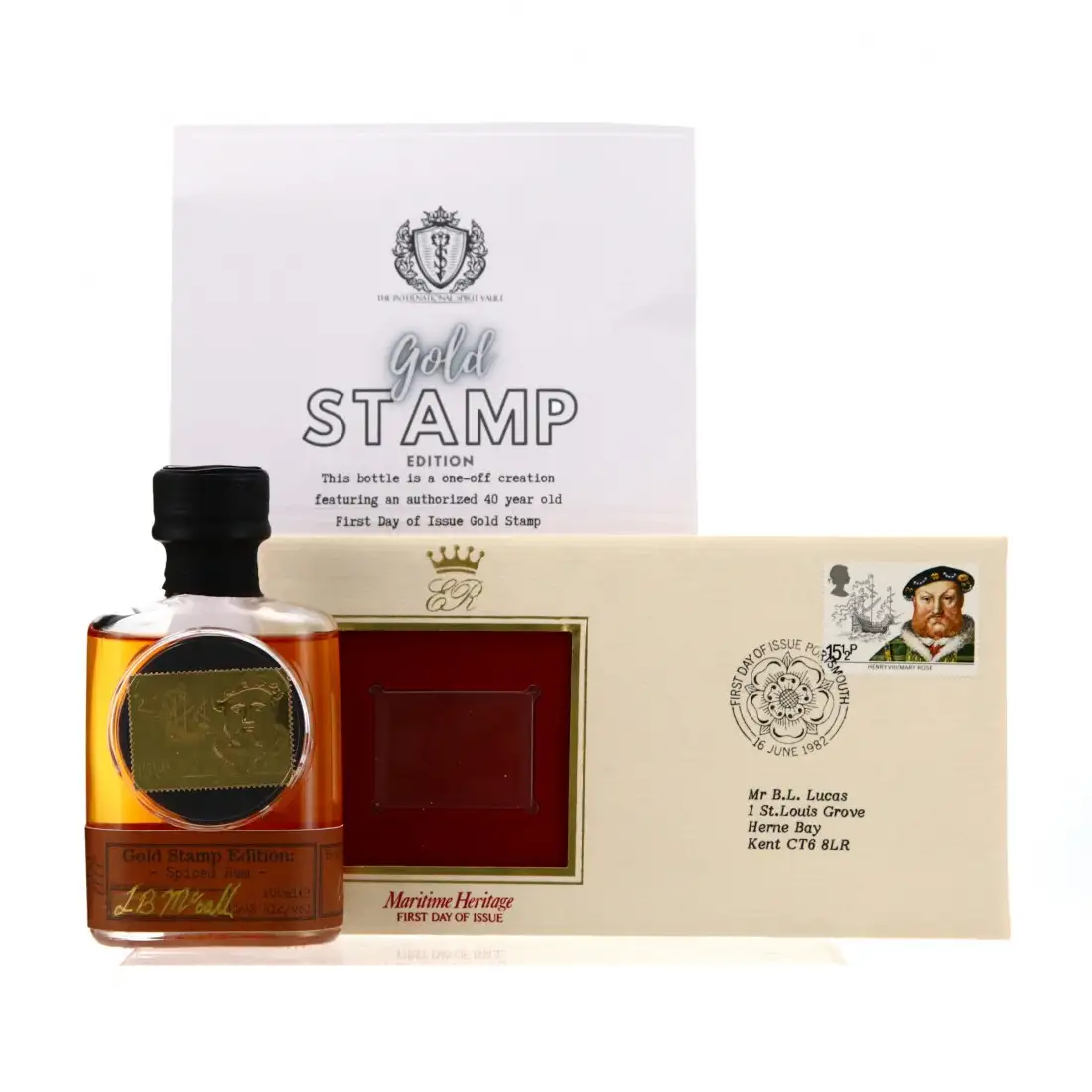 Bottle of International Spirit Vault Gold Stamp Edition (Henry VIII Mary Rose)