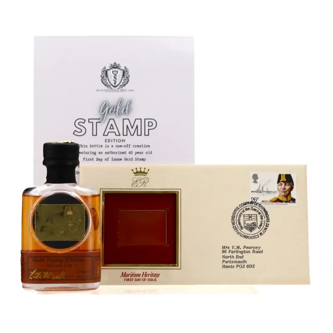Bottle of International Spirit Vault Gold Stamp Edition (Lord Fisher HMS Dreadnought)