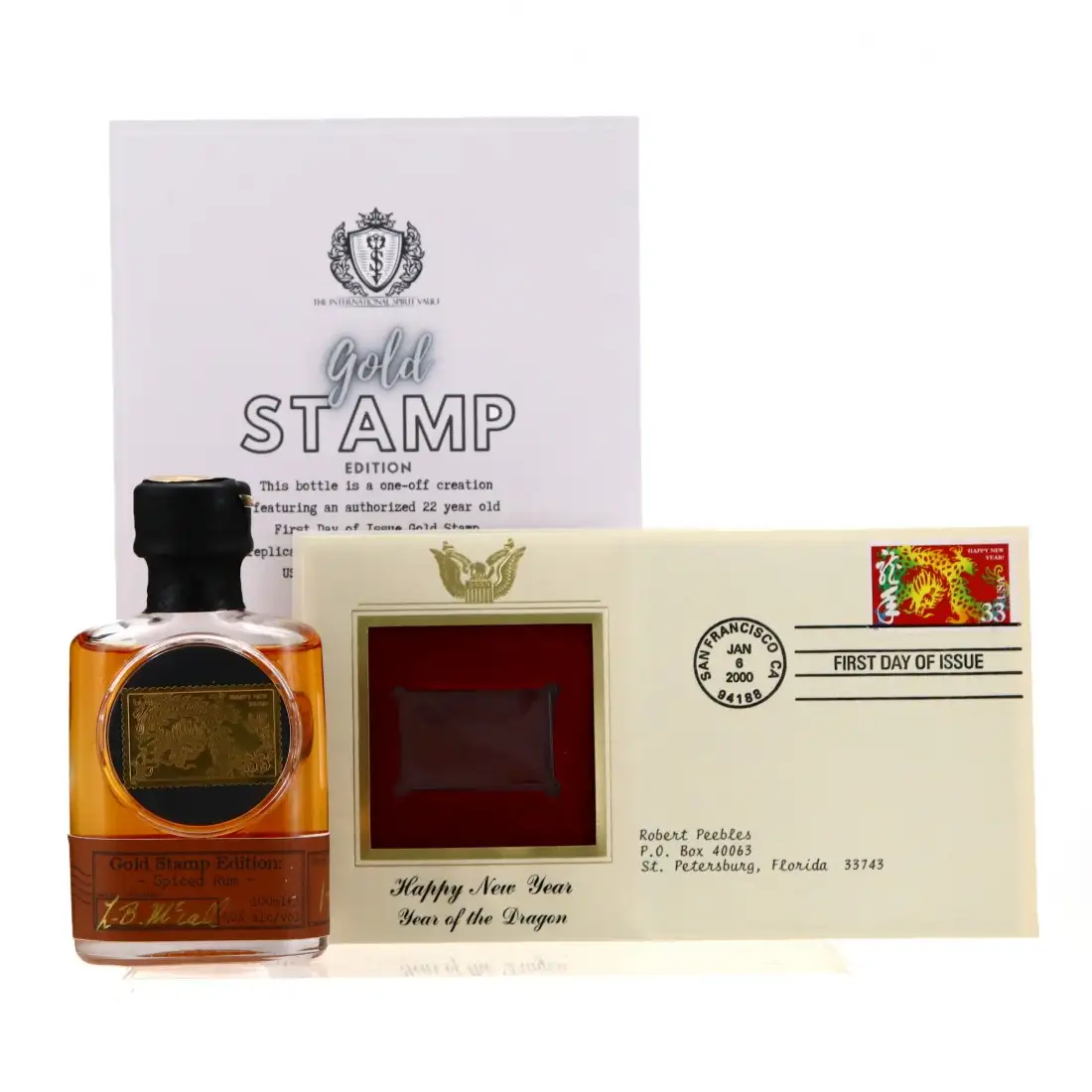 Bottle of International Spirit Vault Gold Stamp Edition (Year of the Dragon 2000)