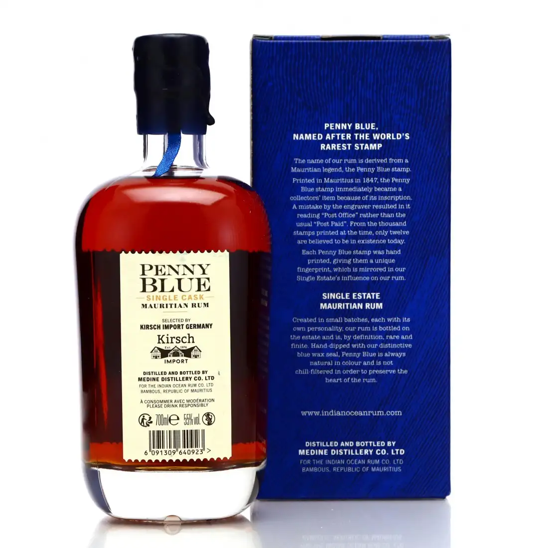 Image haute résolution de Medine Estate Penny Blue Single Cask (Kirsch Import Germany) 2011