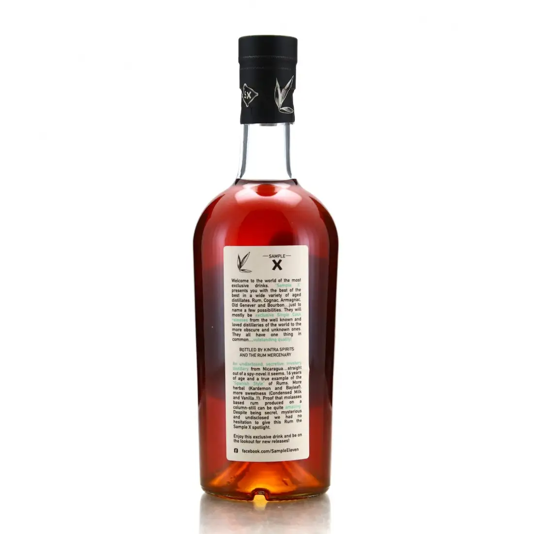 High resolution image of The Rum Mercenary &amp; Kintra Sample X Nicaragua