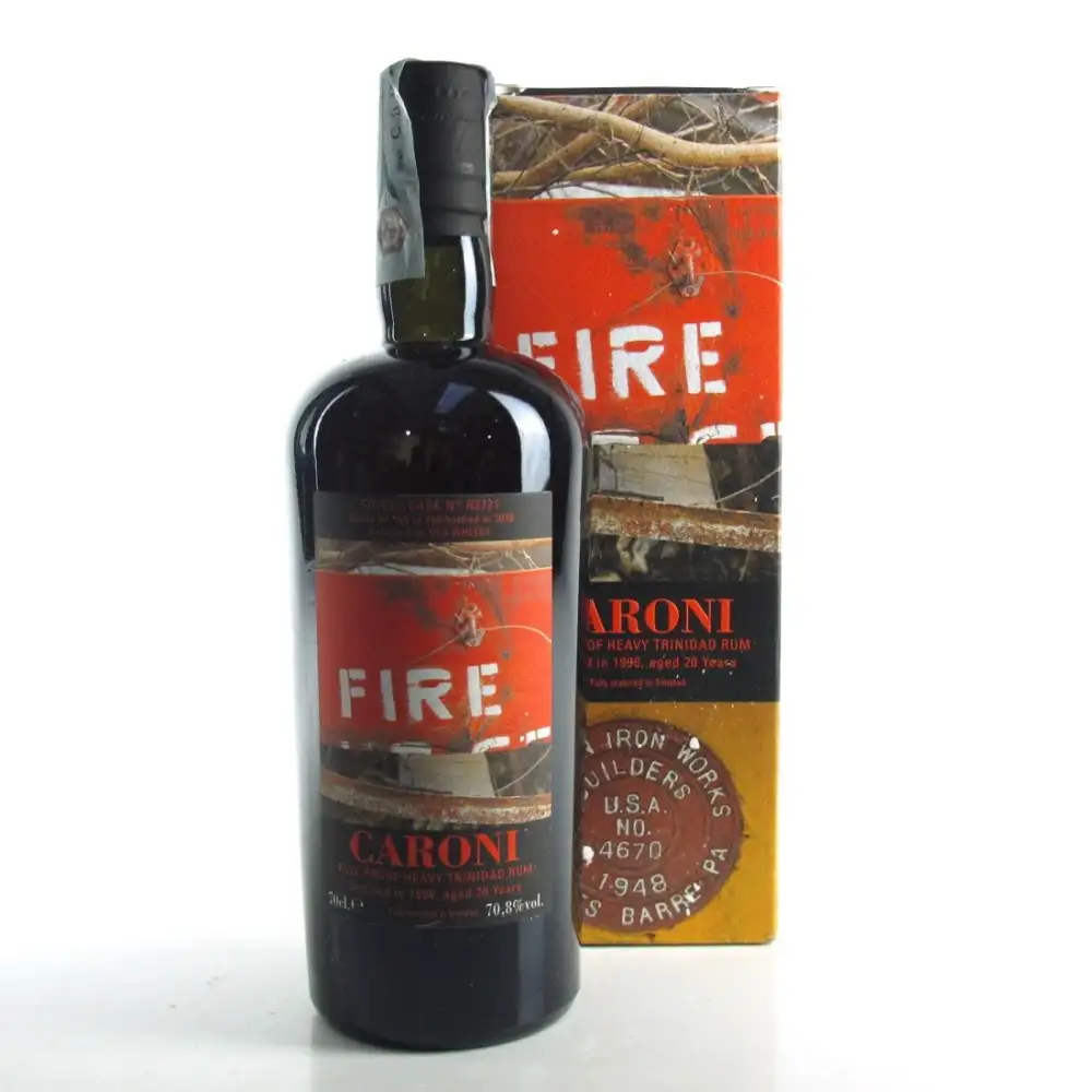 Bottle of Velier Caroni Heavy Trinidad Rum (Old Whisky) HTR 1996