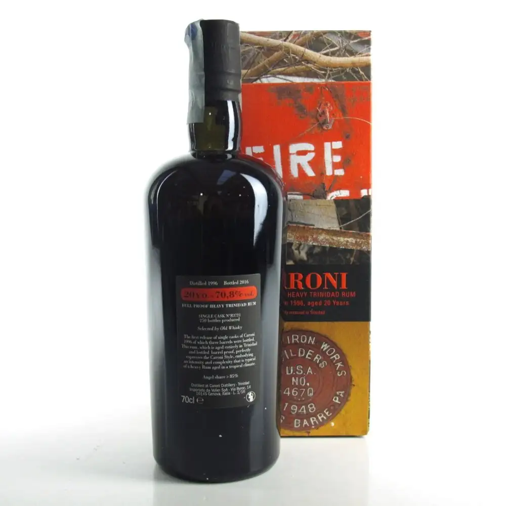 Hochauflösendes Bild von Velier Caroni Heavy Trinidad Rum (Old Whisky) HTR 1996