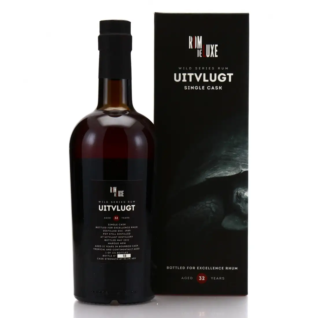 High resolution image of Romdeluxe Uitvlugt Wild Series Rum Uitvlugt No. 29 (Excellence Rhum) MPM 1989