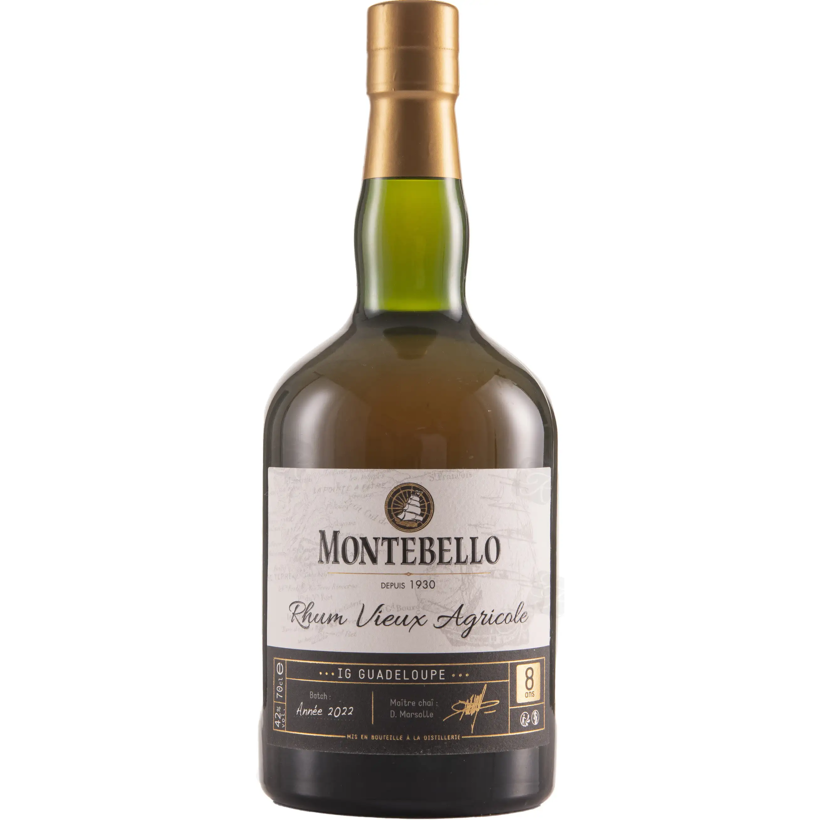 Bottle of Carrere Montebello Rhum Vieux Agricole (Batch Année 2022) 2014