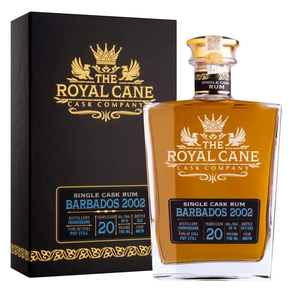 Bottle of Infinity Spirits Foursquare The Royal Cane Cask Company Single Cask Rum 2002