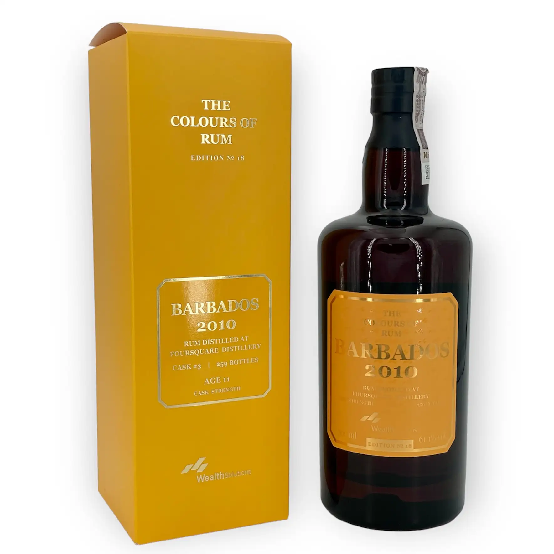 Bottle of CoR Foursquare Barbados No. 18 2010