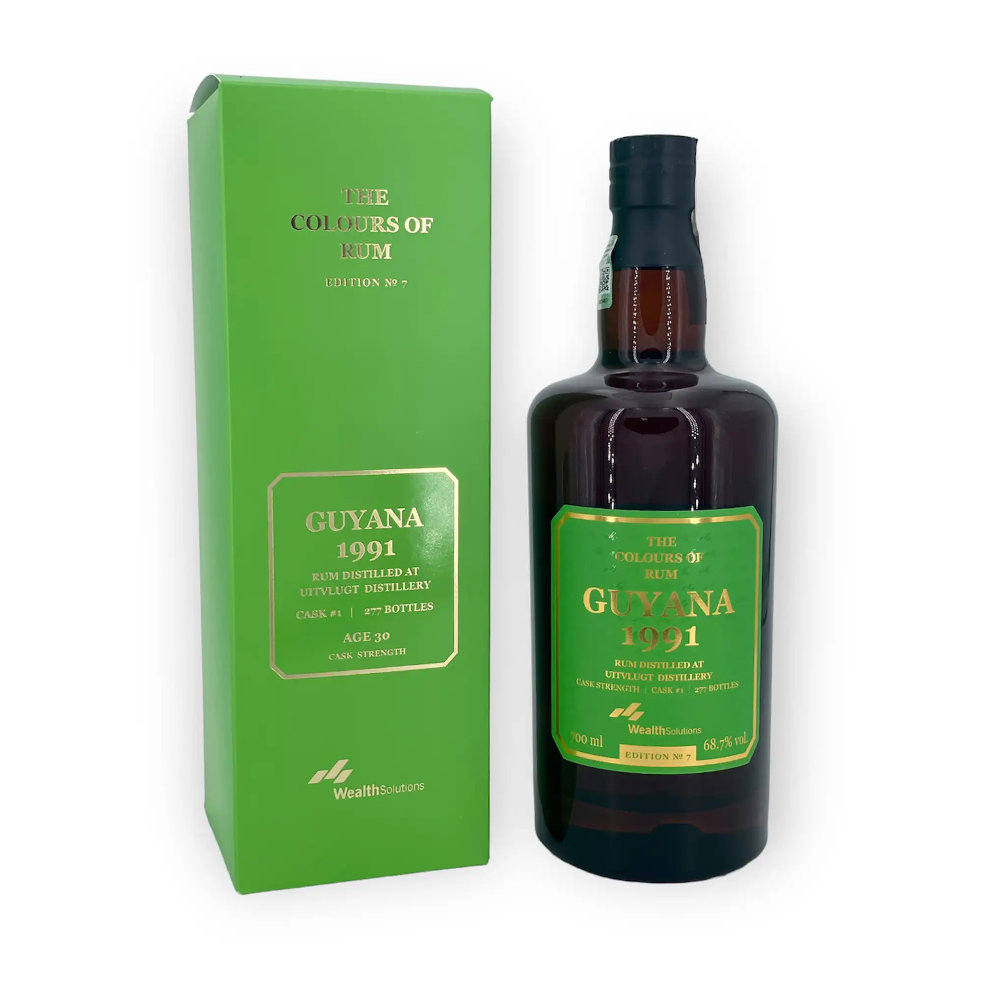 Bottle of CoR Uitvlugt Guyana No. 7 1991