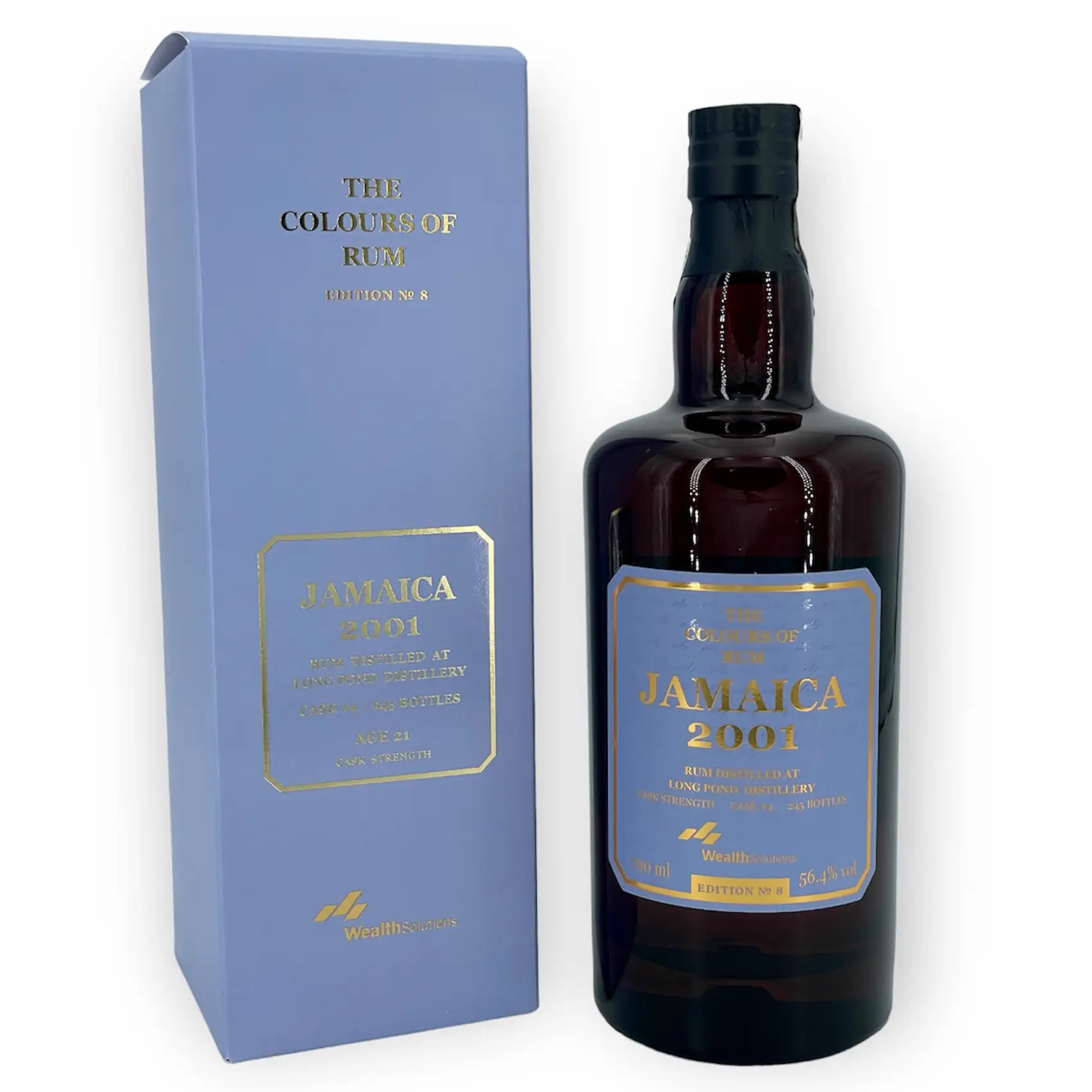 Bottle of CoR Long Pond Jamaica No. 8 LPS 2001
