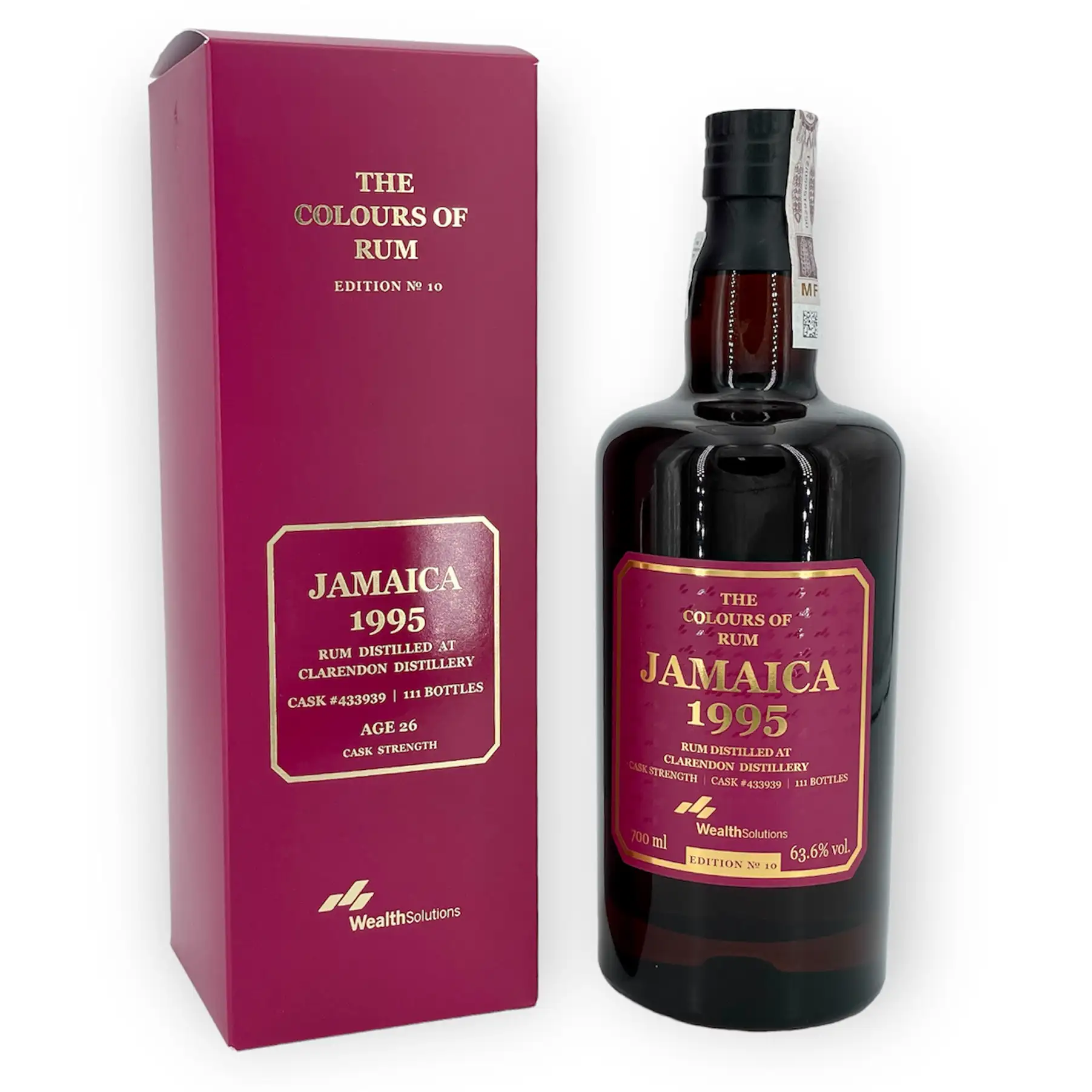 Bottle of CoR Clarendon Jamaica No. 10 1995
