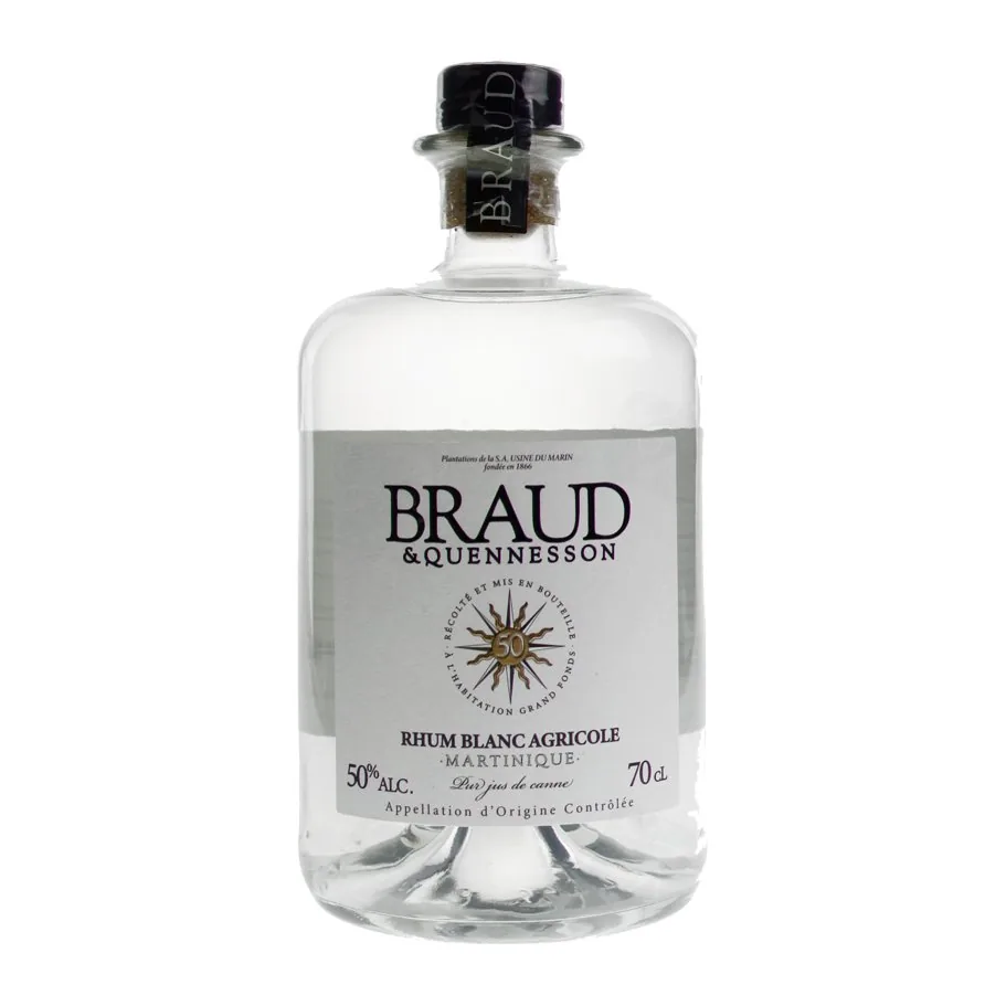 S.A USINE DU MARIN Braud & Quennesson Rhum Blanc Agricole 2022