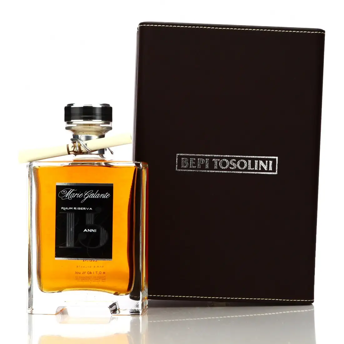 Bottle of BepiTosolini Rhum Riserva