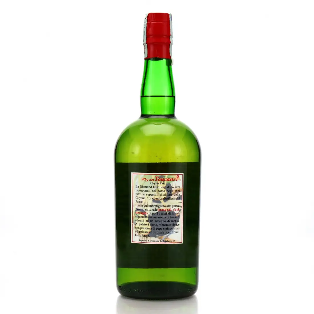 Image haute résolution de High Spirits Collection Diamond Guyana Rum (Why not Toucan?) Magnum 2005