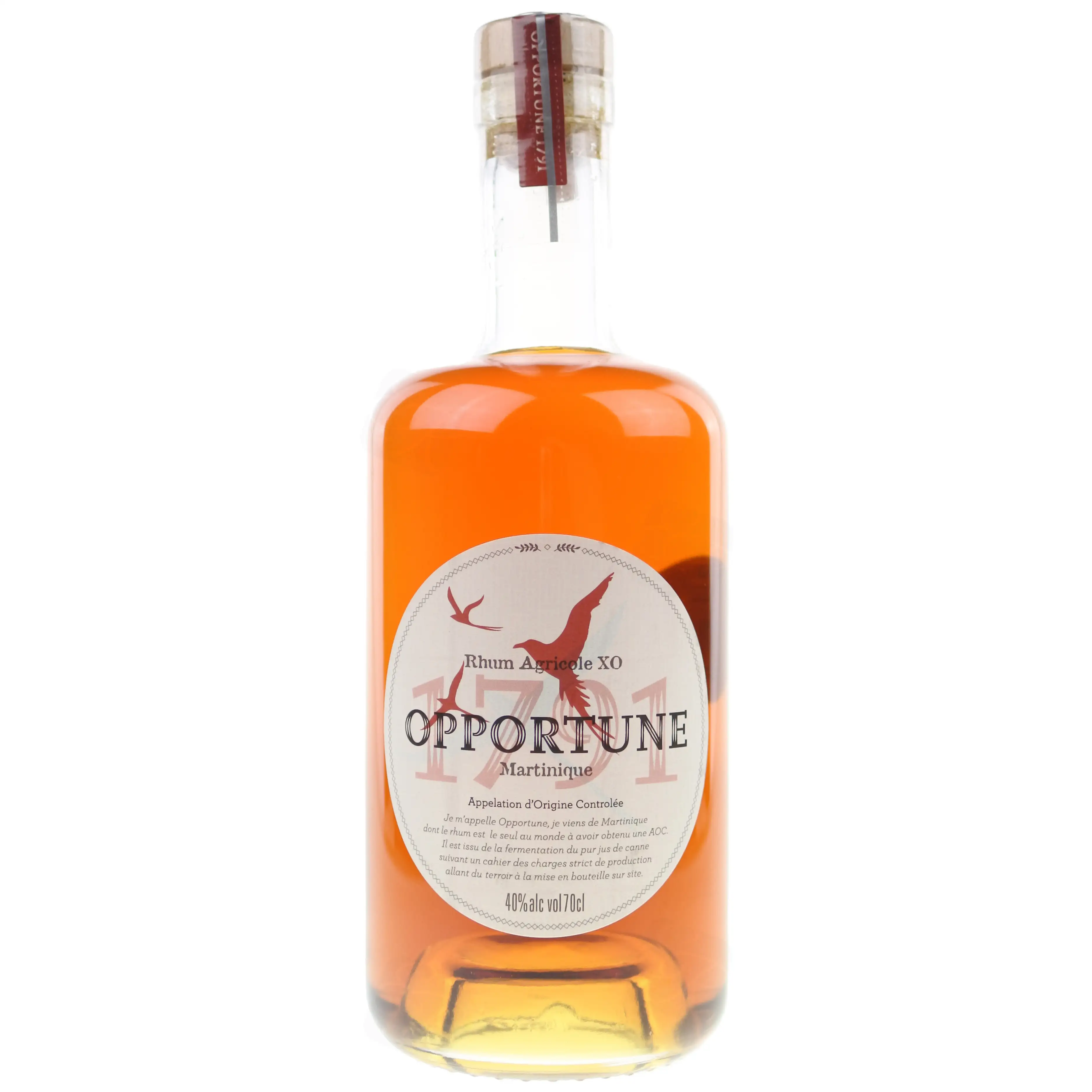 Bottle of Opportune 1791 Saint James Martinique Rhum Agricole XO