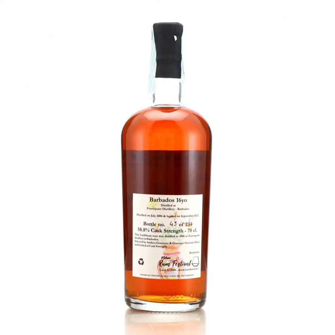 High resolution image of Milano Rum Festival &amp; Barmetro Foursquare Barbados 2006