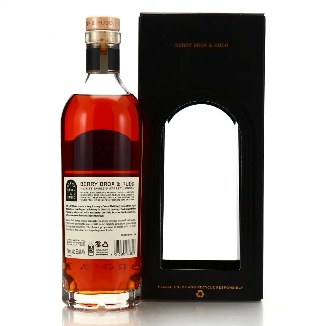 Image haute résolution de Berry Bros &amp; Rudd Dominican Rum (Kirsch Whisky) 2013